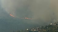 Incêndio nos arredores de Castro Daire, quinta-feira, 19 de setembro de 2024.