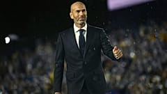 Zizou, durante un partido