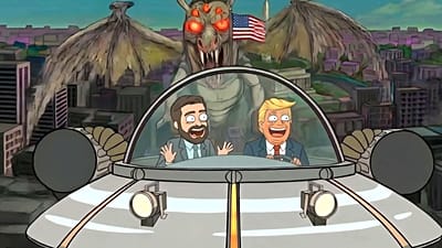 Screenshot des inzwischen viralen Clips des Weißen Hauses, der „Rick and Morty“ parodiert