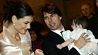 Tom Cruise and Katie Holmes with their daughter Suri - 2006