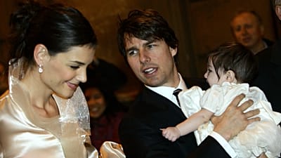 Tom Cruise und Katie Holmes mit Tochter Suri, 2006