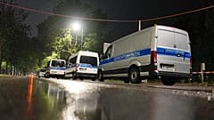 Polizeieinsatz nach dem Anschlag am Samstag