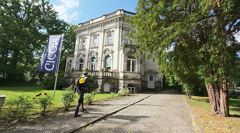 Abschließendes Interview in der historischen GICON-Villa in Dresden.