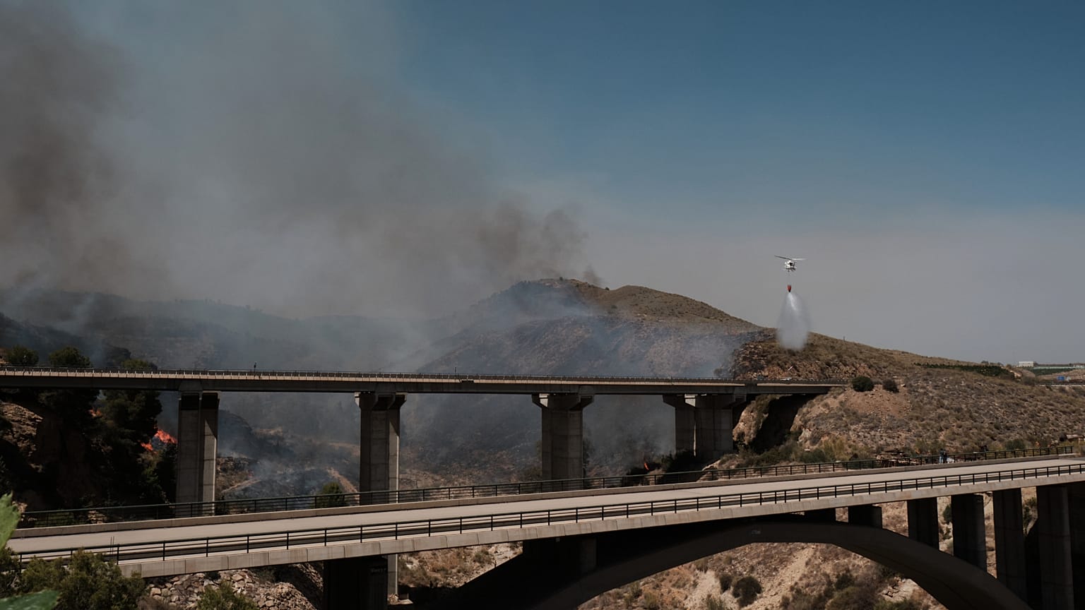 Incendio en Los Gallardos. Imagen de Archivo
