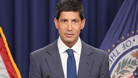 Federal Reserve Board Chairman Kevin Warsh speaks at a news conference at the Federal Reserve in Washington, Wednesday, 29 July 2026. 