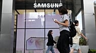 File - People pass by Samsung Gangnam store in Seoul, South Korea, Thursday, 30 July 2026. 