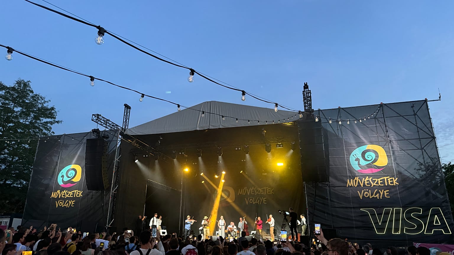 Panoráma színpad a Művészetek Völgyében