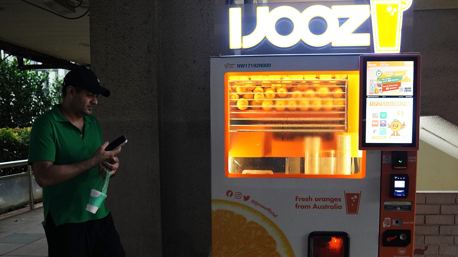 French teenager admitted filming himself licking a straw and putting it back in a vending machine.