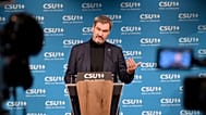 Bayerns Ministerpräsident Markus Söder (CSU) bei einer Pressekonferenz in München, Archiv