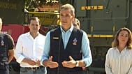 Pedro Sánchez habla a los medios de comunicación.