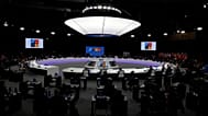 A general view of the Meeting of the North Atlantic Council Session with fellow heads of state at the NATO summit in Madrid, 30 June, 2022.