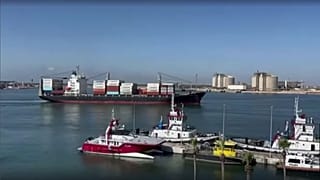 Egypt confirms unidentified drone caused fire at Mediterranean port