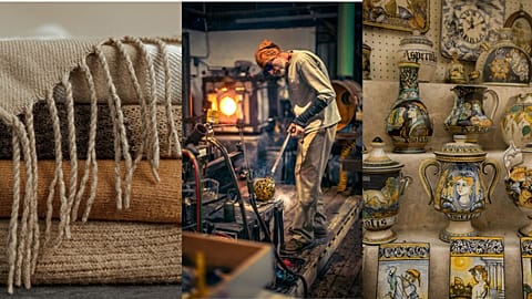 From clay-sculpting to glasswork, here are the ancient skills you can learn about.