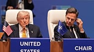 US President Donald Trump and NATO Secretary General Mark Rutte.