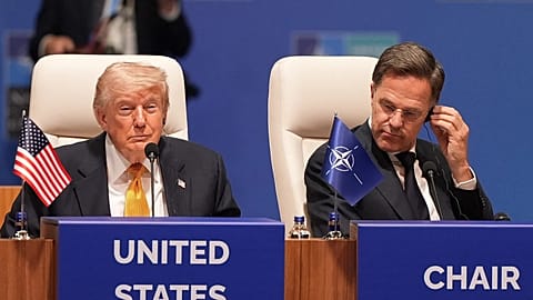 ABD Başkanı Donald Trump ve NATO Genel Sekreteri Mark Rutte.