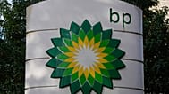 Logótipo da BP num posto de combustível em Londres, em 1 de novembro de 2022