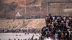 Migranten aus Marokko dringen nach Spanien ein, 31. Juli 2026