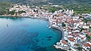 Kokkari on the island of Samos in Greece 