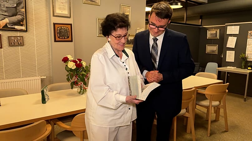 Danuta Dworakowska ps. "Lena" w rozmowie z Mateuszem Jarońskim z Euronews. 30.07.2026 r.