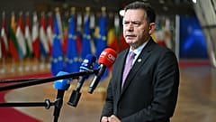 O primeiro-ministro português Luís Montenegro numa imagem de arquivo