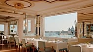 The hotel reopens with 120 rooms and suites, with total accommodations set to grow to 168 once the restoration of Palazzo Danieli Excelsior is complete in 2027.