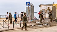 Migrantes regresan a Marruecos desde el enclave español de Ceuta, el 31 de julio de 2026.