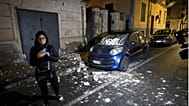 13 Mart 2025'te Napoli'de meydana gelen depremin ardından görüntü