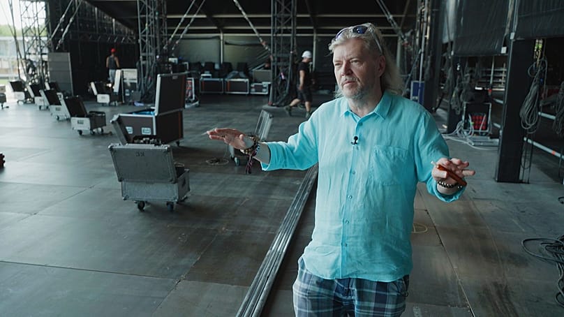 Gerendai Károly a Sziget nagyszínpadán