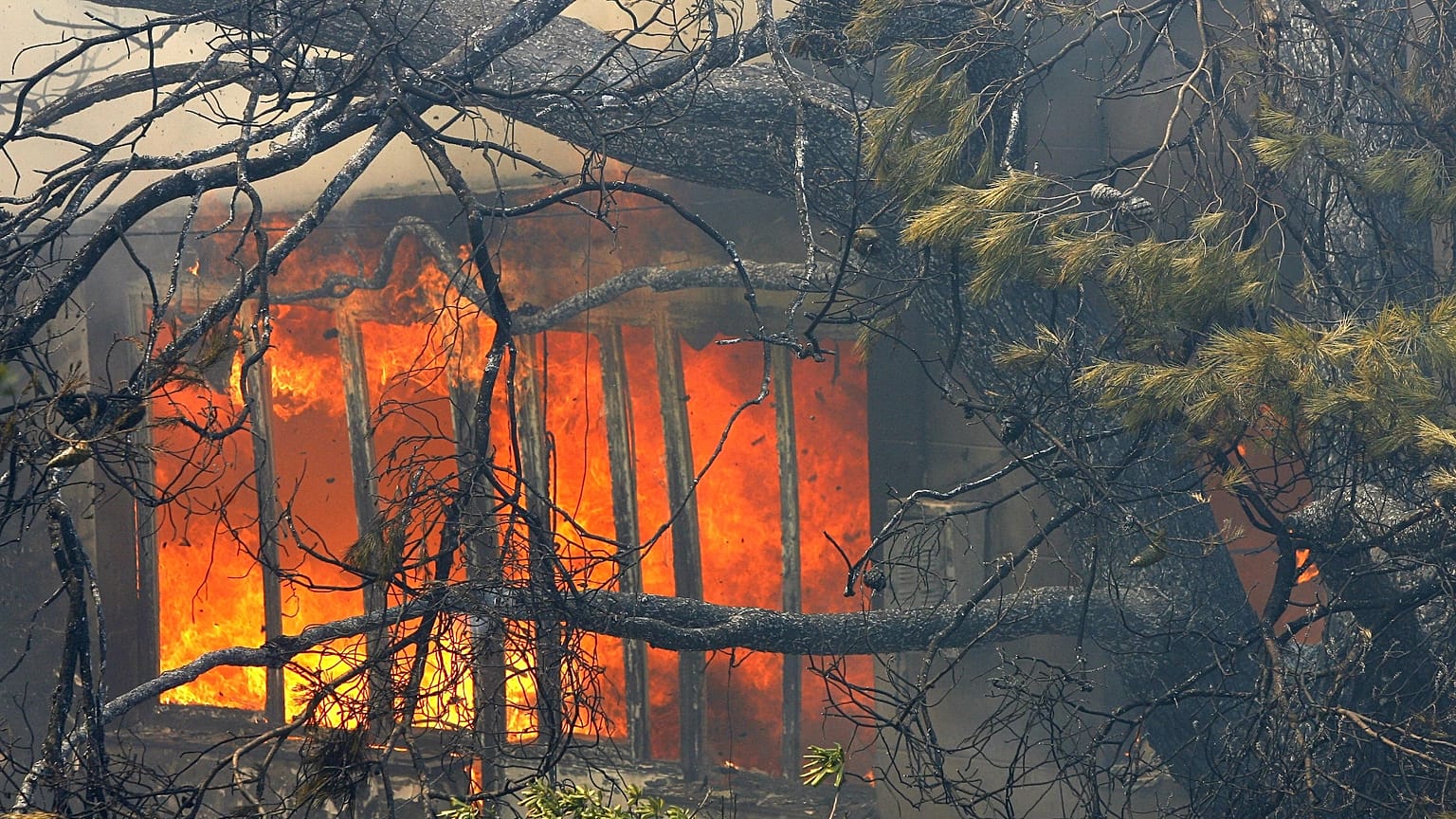 Incendio in Beozia