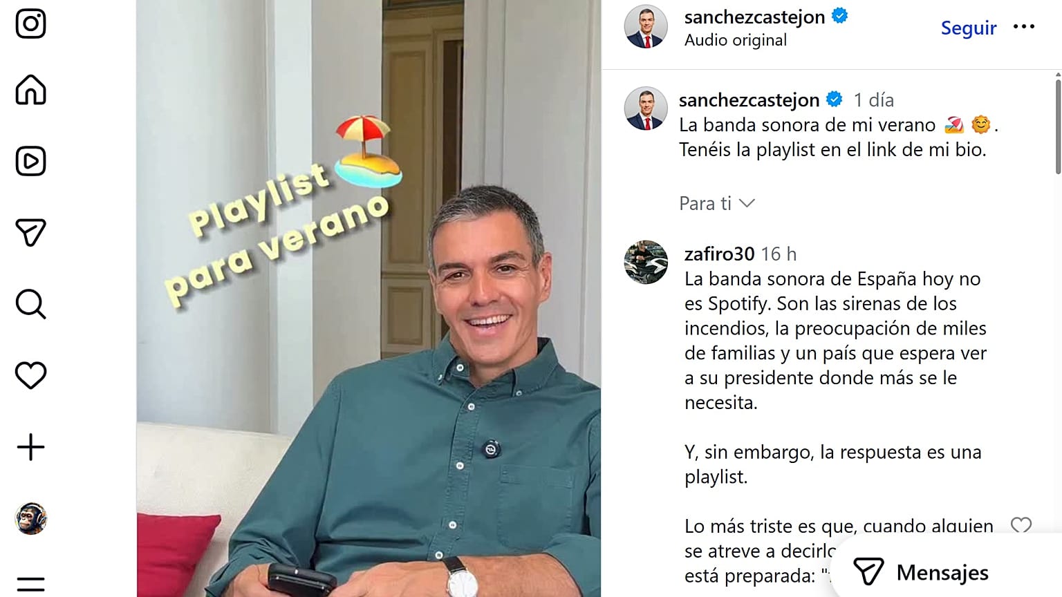 Pedro Sánchez: Streit um Playlist mitten in Krise von Ceuta, zweiter August 2026