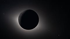 ARQUIVO - Imagem fornecida pela NASA e captada pela tripulação da Artemis II a partir da órbita lunar, em 6 de abril de 2026, mostra a Lua a eclipsar o Sol.