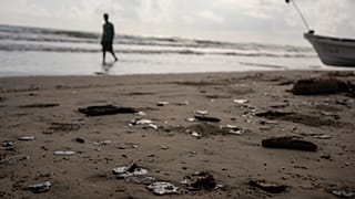 Praias poluidas