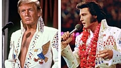 Trump irrita fãs de música ao partilhar imagem gerada por IA em que surge como Elvis Presley