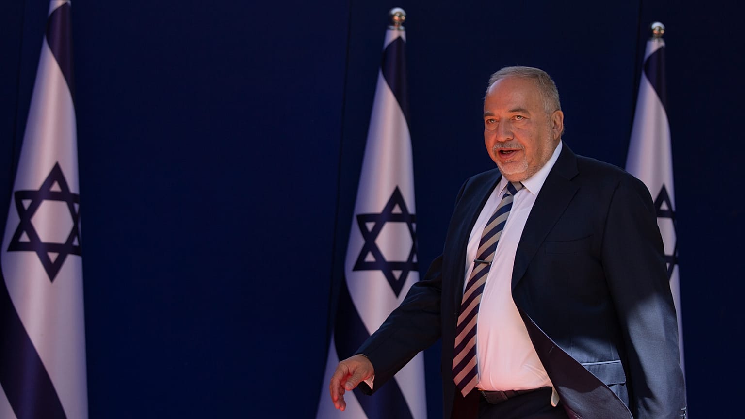 عضو الكنيست أفيغدور ليبرمان، 14 يونيو/حزيران 2021.