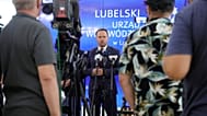 Wojewoda lubelski Krzysztof Komorski na konferencji prasowej dot. wydarzeń w Tarnawie-Kolonii, 3.08.2026r.