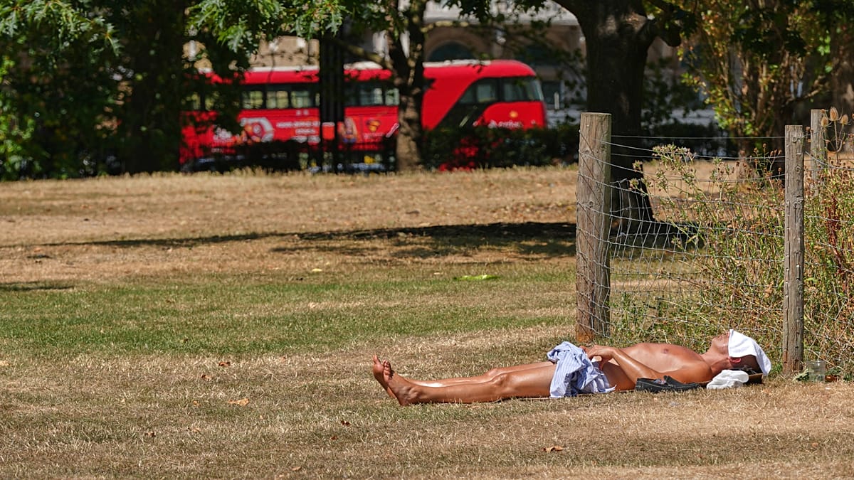 England and Wales record driest July on record, Met Office says
