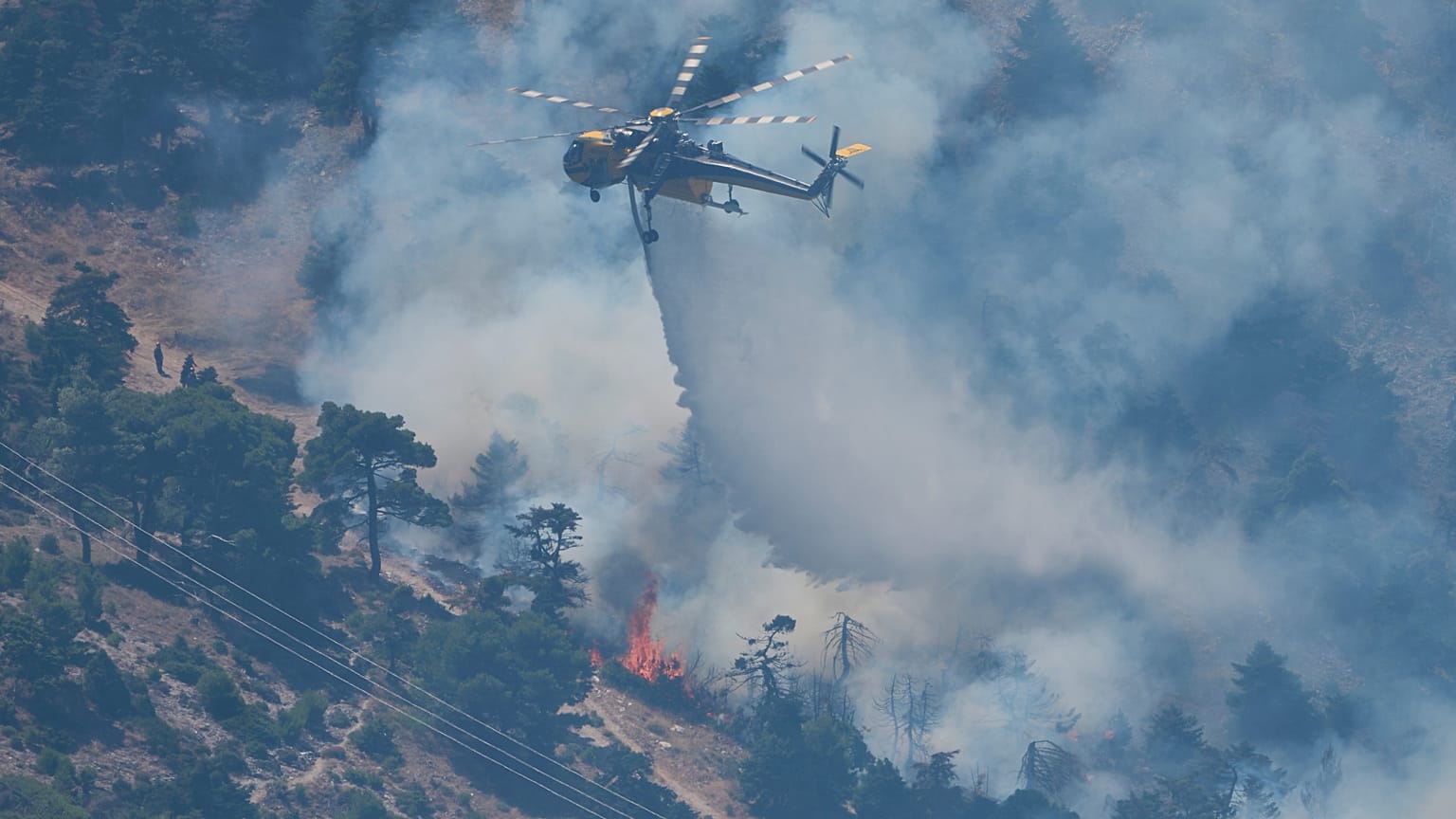 Η πυρκαγιά στο Πόρτο Γερμενό
