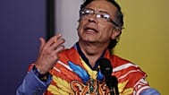 El presidente de Colombia, Gustavo Petro, ofrece una rueda de prensa en el Palacio Presidencial de Bogotá, Colombia, el lunes 3 de agosto de 2026.