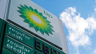 Gas prices are displayed at a BP station, Friday, April 3, 2026, in Marietta, Ga.