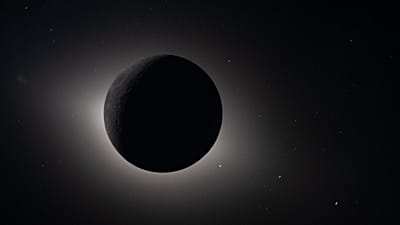NASA tarafından sağlanan ve Artemis II mürettebatı tarafından Ay yörüngesinden 6 Nisan 2026'da çekilen bu görüntü, Güneş'i örten Ay'ı gösteriyor.