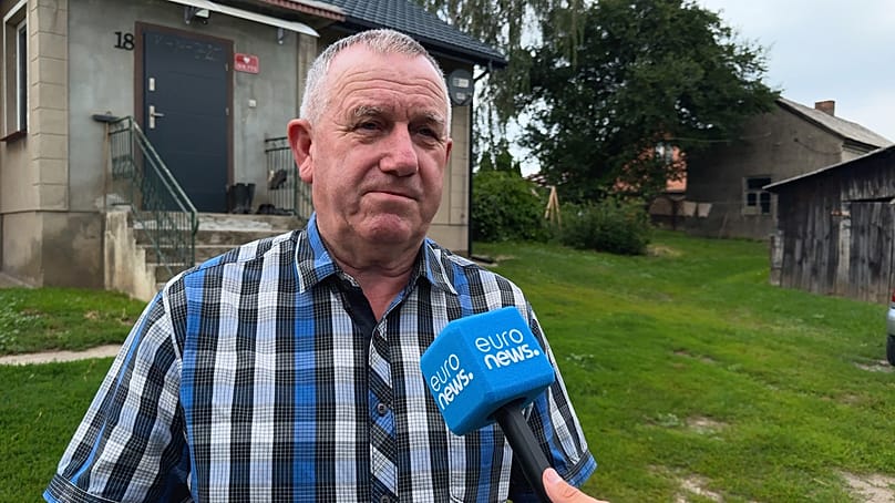 Sołtys Konotopia Mieczysław Grębicki w rozmowie z Euronews. 03.08.2026 r. 