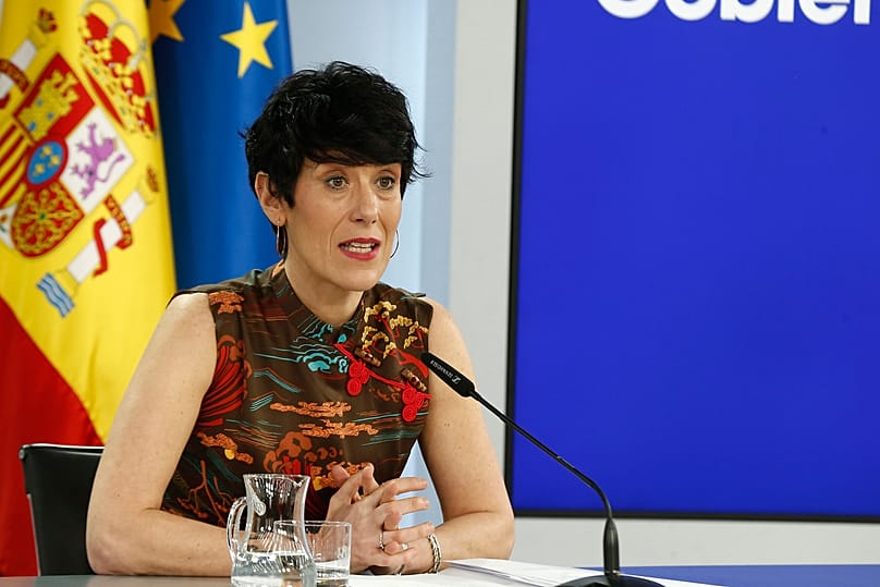 Elma Saiz, durante un Consejo de Ministros en 2024