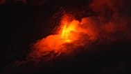 Lava flows out of the crater of the Fuego Volcano, as seen from San Juan Alotenango, Guatemala, Tuesday, Aug. 4, 2026