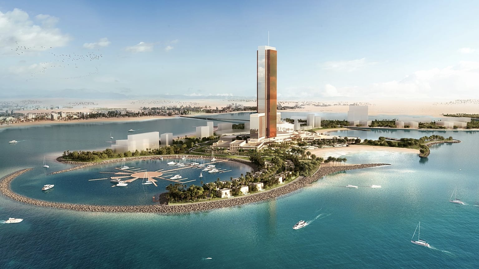 Wynn Al Marjan Island in Ras Al Khaimah in den Vereinigten Arabischen Emiraten