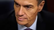 Primeiro-ministro espanhol Pedro Sánchez participa numa sessão parlamentar em Madrid, 9 de julho de 2025.