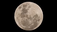 A blue moon rises in San Jose de Maipo outskirts of capital Santiago, Chile, May 30, 2026. (AP Photo/Esteban Felix, File)