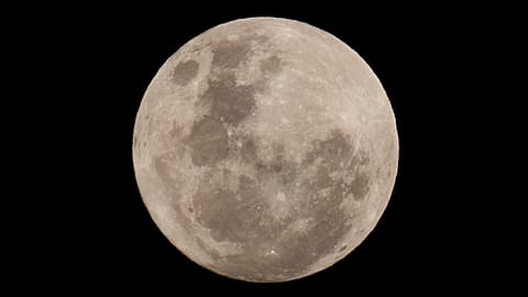 A blue moon rises in San Jose de Maipo outskirts of capital Santiago, Chile, May 30, 2026. (AP Photo/Esteban Felix, File)
