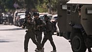 جنود إسرائيليون في أحد شوارع مدينة نابلس بالضفة الغربية، بتاريخ 24 تموز 2026.