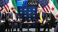 الرئيس الأمريكي دونالد ترامب يلتقي بالرئيس السوري الانتقالي أحمد الشرع على هامش قمة الناتو في أنقرة، تركيا، الأربعاء 8 يوليو/تموز 2026.
