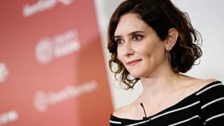 Isabel Díaz Ayuso, durante un acto en Madrid